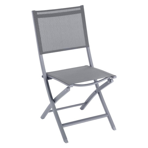 [Obrázek: Skládací židle Essentia - světle šedá